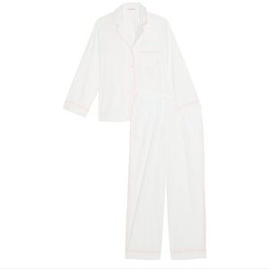 Victoria Secret Cotton Pajama Set Size SMALL Short Length NWT